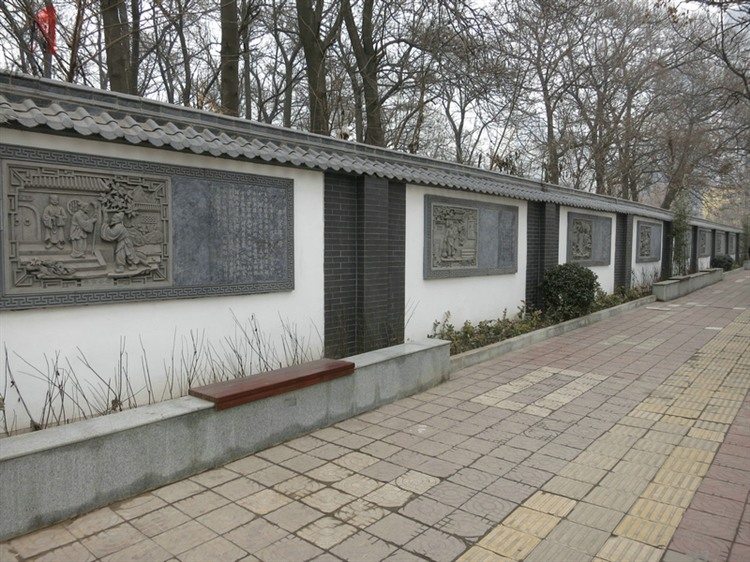 唐语砖雕_二十四孝浮雕_文化街景_孝道文化街景墙_砖雕