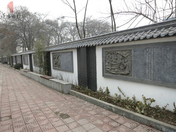 唐语砖雕_仿古砖雕_二十四孝砖雕_24孝_文化街景