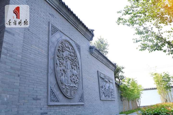 门楼依墙影壁