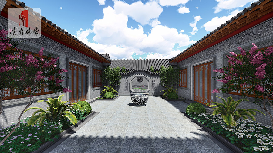 中式四合院房屋