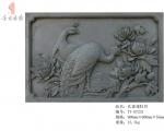 【唐语砖雕】孔雀戏牡丹