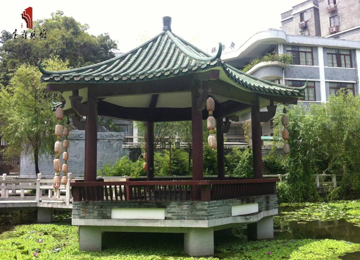 传统园林独立亭