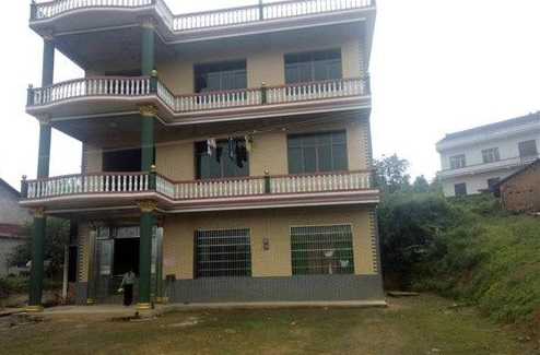 唐语砖雕丨乡村自建房，土味“西方式” ，辣眼睛